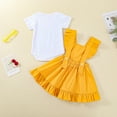 thumbnail image 4 of Fsqjgq 4T Girls Clothes Trendy Girls Clothes Outfits Toddler Summer Short Sleeve Solid Tops and Shorts 2PCS Outfits Clothes Set for Children Clothes Clothing Sets Baby Girl Outfits Kids Sets Size 90, 4 of 7