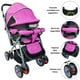 thumbnail image 3 of Carriola Reversible The Baby Shop H-B con toldo plegable 3 posiciones Rosa, 3 of 8