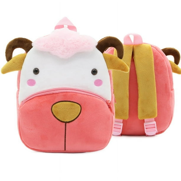 Kids Animal Backpacks Cute Toddler Backpack Plush Zoo Series Cartoon Mini Casual Daypack for Baby Girls Boys 42 Best Gifts For Children Kids Friend