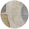 thumbnail image 2 of Addison Rugs Chantille Indoor/Outdoor Transitional Modern Taupe Washable Round Rug, 8' x 8', 2 of 6