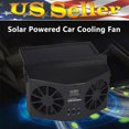 thumbnail image 4 of KingFurt Solar Powered Car Cooling Fan Cooler Auto Window Air Vent Exhaust Feel the Comfortable Temperature, 4 of 10