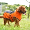 thumbnail image 5 of Weighted Vest for Dogs, Fitwarm Dog Clothes, Dog Coats for Large Dogs Winter Waterproof Clothes Warm Fleece Vest Jacket,Dog Jackets for Large Dogs,Dog Coats for Large Dogs, Grey, L, 5 of 9