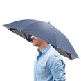 thumbnail image 1 of Sombrero Paraguas con Banda de 26" [1 Pcs] - Sombrero de Sol Plegable Manos Libres para Pesca, Jardinería, Senderismo y Camping [Azul Brumoso], 1 of 7
