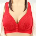 thumbnail image 3 of FAIWAD 4 Pcs Snap Front Bras for Women Solid Color Embroidered No Underwire Bar Plus Size Breathable Everyday Bralette, 3 of 8