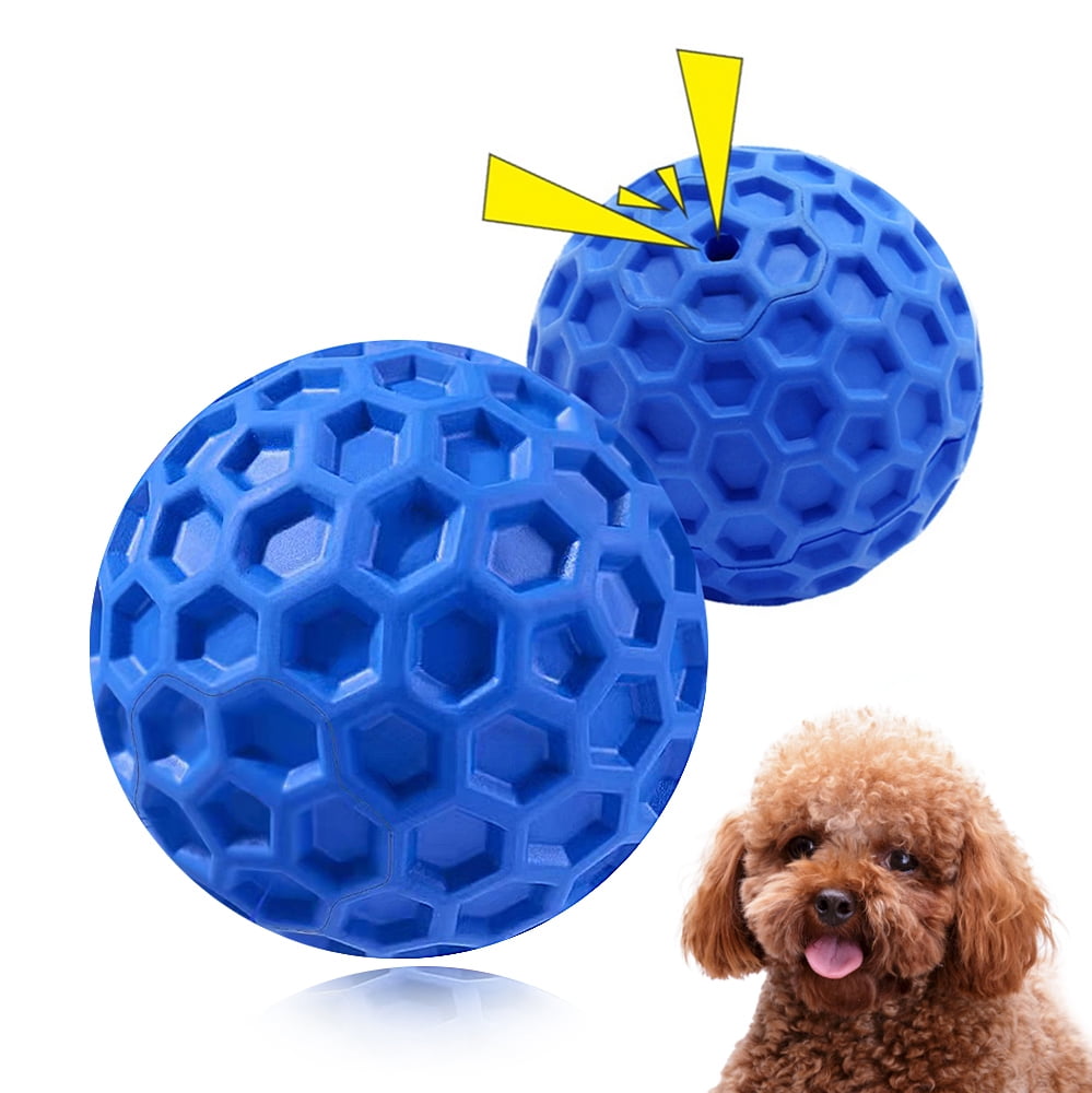 Squeaky Dog Ball , Durable Rubber Dog Pet Toys for Aggressive Chewers