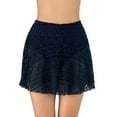 thumbnail image 1 of Jupe de Bain Taille Haute pour Femmes Bas de Maillot de Bain Athlétique Jupe avec Culotte P-2TG, 1 of 6