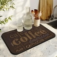 thumbnail image 3 of Highly Functional 19.5x12in Coffee Bar Mat - Super Absorbent Silicone, Anti-Slip for Countertops, Perfect Size for Coffee Makers and Espresso Machines, Coffee Drying Mat Adorable Kitchen Decor Gift, 3 of 7