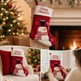 thumbnail image 5 of Christmas Snowman Stocking Bag, Gift Bag Ornament Pendant with Festive Design and Classic Style, Tree Hanging for Home, Fireplace, Holiday, Party, Seasonal, Gift, Decor, Green, 5 of 7