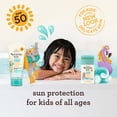 thumbnail image 3 of Aveeno Kids Continuous Protection Zinc Oxide Mineral Sunscreen Lotion for Children's Sensitive Skin with Broad Spectrum SPF 50, Tear-Free, Sweat- & Water-Resistant, 3 fl. oz, 3 of 9