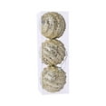thumbnail image 4 of Hvmvliv Champagne-colored Sparkling Sequin Christmas Ball Tree Decoration Metallic Finish Ornament Gold, 4 of 6