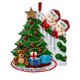 thumbnail image 2 of Feliz árbol de Navidad colgando decoraciones de regalo familia adornos navideños diy con nombres, 2 of 2