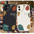 thumbnail image 2 of Compatible with iPhone 12 mini Case - Cute Pattern Design for Women Men Girls Fashion Soft Lambskin Flexible Protective TPU Rubber Shockproof Phone Case for iPhone 12 mini, 5.4 inch, Black, 2 of 18