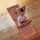 thumbnail image 4 of Microfibra Fitness Mat Cojín estampado plegable Pilates Sudor Absorbente Gimnasio en casa, 4 of 9