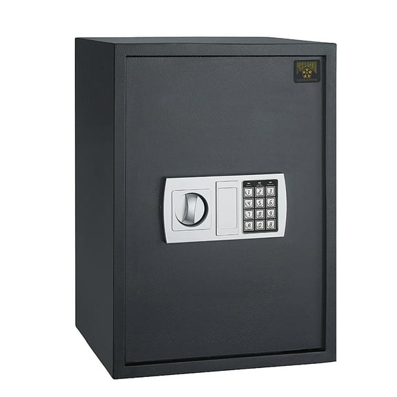 PARAGON SAFES 7775 Electronic Safe Box – 1.8cf Solid Steel Safe with Digital Keypad and 2 Manual Override Keys for Home or Office (Dark Gray)