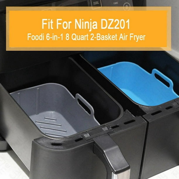 Pour Ninja DZ201 Air Fryer Tapis de doublure en silicone Plateau