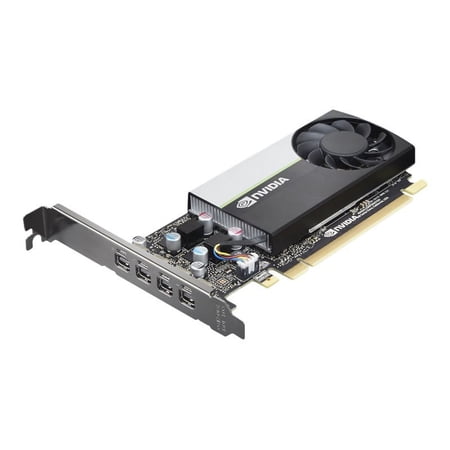 NVIDIA T1000 - Graphics card - T1000 - 4 GB GDDR6 - PCIe 3.0 x16 - 4 x Mini DisplayPort - for ThinkCentre M75t Gen 2; ThinkStation P348; P350; P358; P520; P620