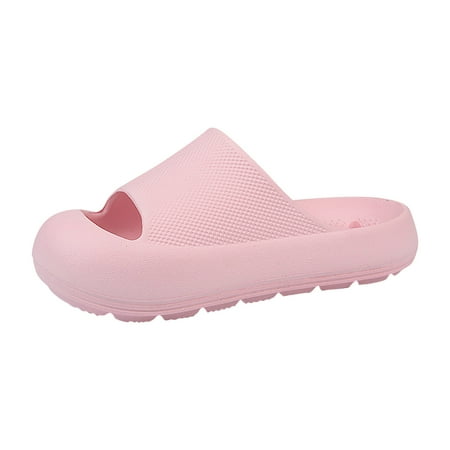 

KIHOUT Clearance Children s Slippers Indoor Bathroom Non-Slip Water Leakage Drag Boys and Girls Cute Thick Soft Bottom Sandals Slippers