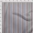 thumbnail image 2 of oneOone Tissu Polyester Lycra Multicolore à Rayures BTY 56 Pouces de Large, 2 of 3