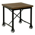 thumbnail image 4 of Furniture of America Gillis 3-Piece Coffee Table Set, Medium Oak, 4 of 8