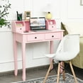 thumbnail image 2 of Topbuy Kids Collection Organizer Drawer with Floating Writing Desk, Pink, 2 of 9