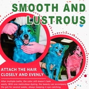 Dog Hair Dye, 4 Color Pet Hair Dye, Pet Safe Dye, Dog Hair Coloring Agent, Fashionable DIY Pet Grooming Easy to Use Pet Hairs Dye Permanent for Pets Grooming (4 Colors, 3.5 fl oz / 100 ml)