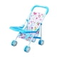 thumbnail image 4 of Cochecito de juguete para muñecas, cochecito de juguete para niños, juego de rol, creatividad, doble fila azul, 4 of 7