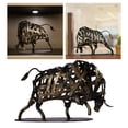 thumbnail image 4 of Escultura de hierro Baoblaze ganado gris Decoración, 4 of 8