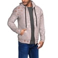 thumbnail image 2 of Kdxio Rose Gold Abstract Spots 1 Print Men Hoodies Casual Hoodies for Men with Zip Pockets Full Zip Long Sleeve Sweatshirt Sports Hooded Jacket-Medium, 2 of 5