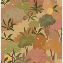 Alja Horvat Terracotta Bohemian Walk Peel & Stick Wallpaper