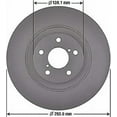 thumbnail image 6 of Front Brake Rotors & Ceramic Pads Kit for Toyota 86 Subaru BRZ & More Goodyear, 6 of 7