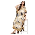 thumbnail image 3 of Caftans pour Femmes Longue Maxi Grande Taille Robe Caftans Manches 3/4 Robes pour Dames Filles en Ligne, 3 of 7