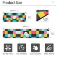 thumbnail image 3 of Yayeee Faucet Mat for Kitchen Sink 14.7" Diatomite Long Splash Guard Pad, Blue Checkered Pattern, 3 of 7