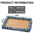 thumbnail image 2 of Estera de enfriamiento para perros, almohadillas de enfriamiento para perros gatos, estera de enfriamiento automático para perros de verano, perrera de ratán para perros, estera para dormir para, 2 of 6