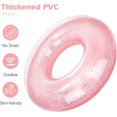 thumbnail image 3 of Swim Rings With Glitter, Inflatable Pool Float Swimming Pool Float Tube Round Shaped Swimming Tube Water Fun Beach Pool Toys For Summer Party For Kids, 3 of 4