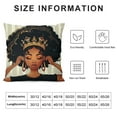 thumbnail image 5 of Pillow Covers,African American Gifts for Black Women,Gifts for Black Women,Birthday Gifts for Daughter, 5 of 5