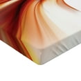 thumbnail image 2 of Ambesonne Modern Fitted Sheet 2 Pcs Set, Blurred Smock Art Rays, Twin, Orange Red, 2 of 3