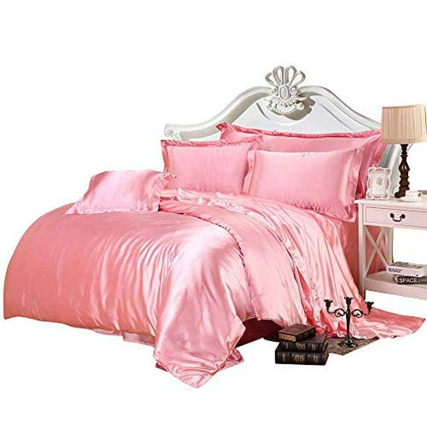 Reliable Bedding 100 Silk Satin Comforter, Silky Soft Quilt Luxury