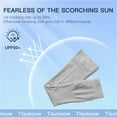 thumbnail image 2 of Tisoloow Arm Sleeves UV Sun Protection Cooling UPF 50+ for Men Women Sunblock Cycling, Golf, Outdoor Sports White&Grey&Navy One Size, 2 of 7