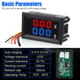 ZGBY 5X Digital Voltmeter Ammeter LED Dual Amp Volt Meter Current Gauge