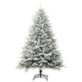 thumbnail image 3 of vidaXL Artificial Christmas Tree LED&Ball Set&Flocked Snow Decoration PVC&PE, 3 of 10