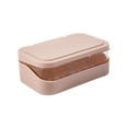 thumbnail image 4 of PPgejGEK Soap Stand with Drainage, Portable Bathroom and Kitchen Soap Dish Holder, 13.2x8x5cm/5.20x3.15x1.97in, Plastic Soap Box in Pink White Blue, 4 of 9