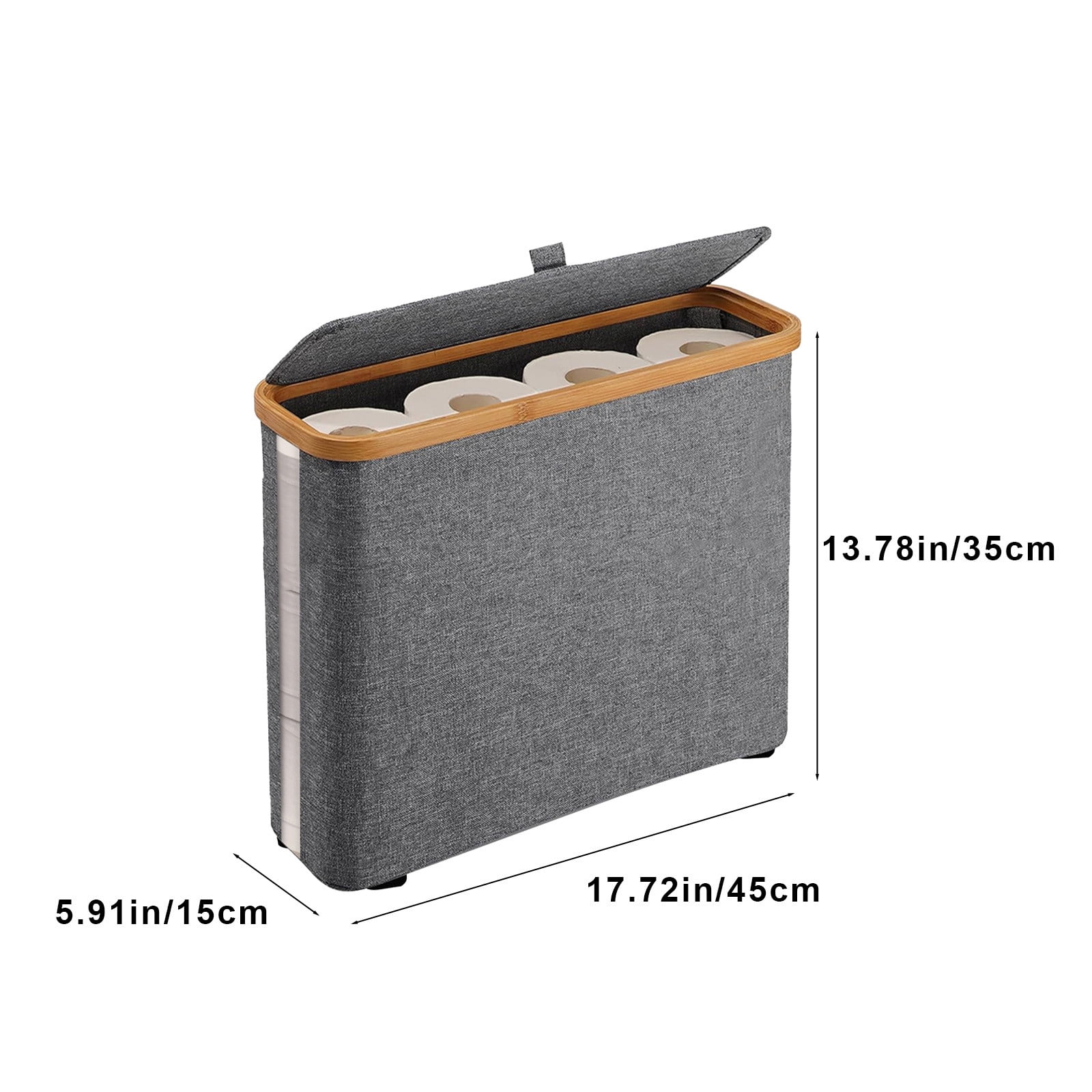 CASAFUN Solid Clolor Paper Towel Dispenser Wall Mount,Tissue Holder Commercial Paper Towel Holder with Lid Countertop,Trifold Hand Towel Holder for Living Room,Bathroom,Bedroom,Kitchen