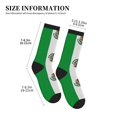 thumbnail image 3 of Men's Mexican-Flag Novelty Athletic Socks Women's Digital Printing Funky Patterned Crew Socks, 3 of 7
