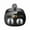 Black, variant on HaoXun Triple Port Car Charger Adapter with QC3.0/PD 18W Fast Charging, LED Voltage Display & Smart Protection for Vehicles - 3-in-1 Cigarette Lighter to USB Charging Station