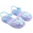 thumbnail image 5 of hoksml Girls Glitter Butterfly Jelly Sandals with Adjustable Strap, Waterproof Sparkly Summer Shoes for Kids Beach and Party Wear, 5 of 6