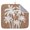 Brown, variant on Tropical Palm Tree Dish Drying Mat for Kitchen Counter,Vintage Moss Green Exotic Botanical Plants Dish Mat Drying Kitchen Mat for Sink Drawer Dishes Drainer Mats Microfiber Drying Pad 1pcs 16"x18"