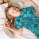 thumbnail image 5 of Balery Square Glass Mosaic Conjunto de Pijama Infantil de Manga Corta con Estampado – Ropa de Dormir de Algodón Suave-Small, 5 of 6
