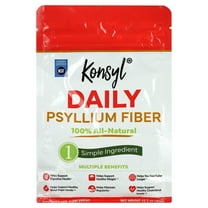 Konsyl Daily Psyllium Fiber for Digestive Health, 100% All-Natural Psyllium Fiber, 5g of Fiber, 60 Servings, 12.7 oz