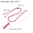 thumbnail image 2 of Unique Bargains Jade Rope Nylon Cord Necklace Holder Strings Emerald Rope, Pink 10 Pack, 2 of 6
