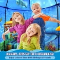 thumbnail image 4 of Tienda de campaña para niños KAIVEE Ocean Princess Mermaid, de 3 a 7 años, 4 of 6